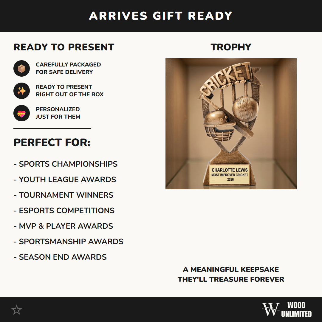Personalized | Cricket Award | Custom Engraved | Cricket Trophy | Personalized Award | Engraved Cricket | Custom Team | Youth League