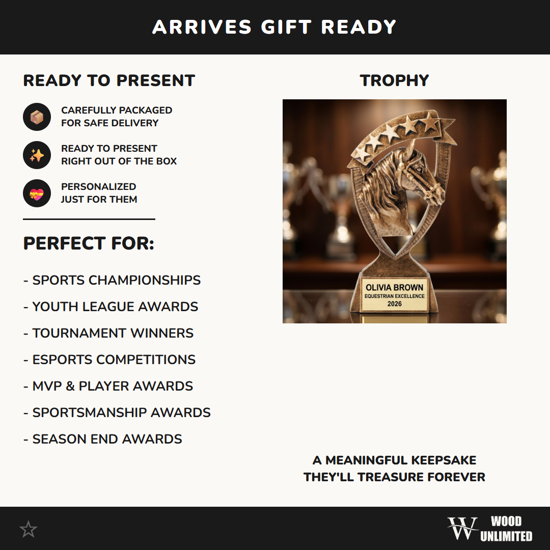 Personalized | Equestrian Award | Custom Engraved | Horse | Riding | Trophy | Award | Engraved | Custom | Show | Gift | Horse trophy