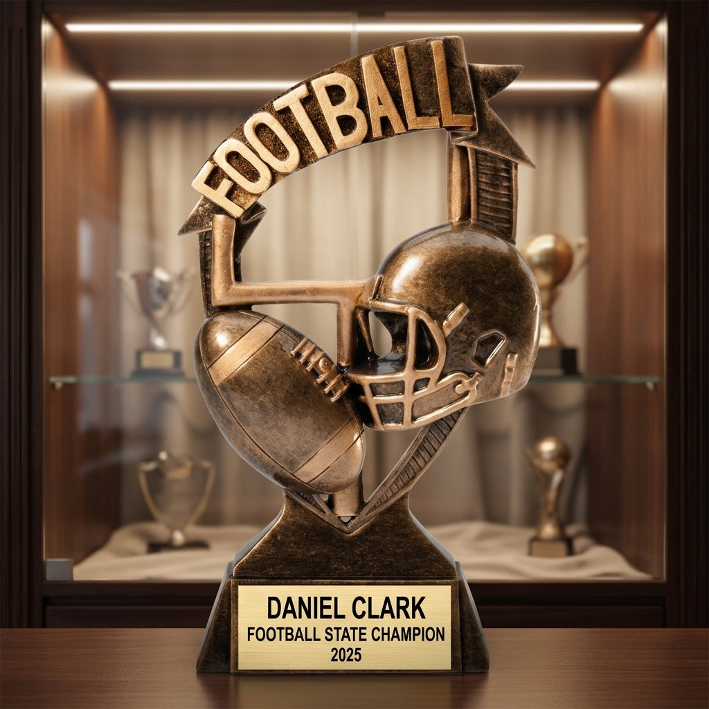 Personalized | Football Award | Custom Engraved | Football Trophy | Personalized Award | Engraved Trophy | Championship | MVP Award - View 1