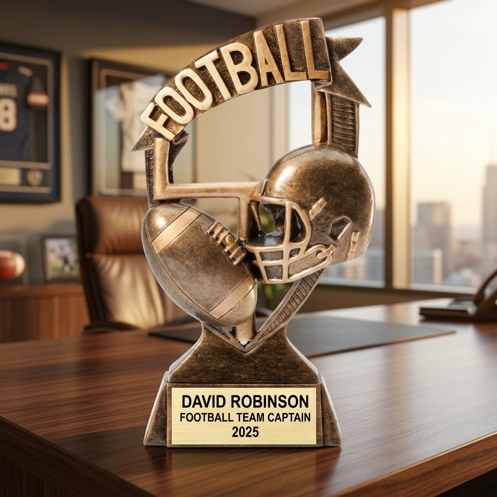 Personalized | Football Award | Custom Engraved | Football Trophy | Personalized Award | Engraved Trophy | Championship | MVP Award - View 5