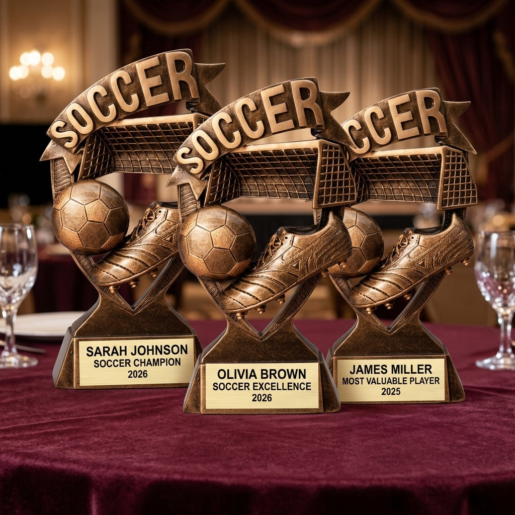 Personalized | Soccer Award | Custom Engraved | Soccer Trophy | Personalized Award | Youth Soccer | Team Award | MVP Trophy | Coach Gift - View 6