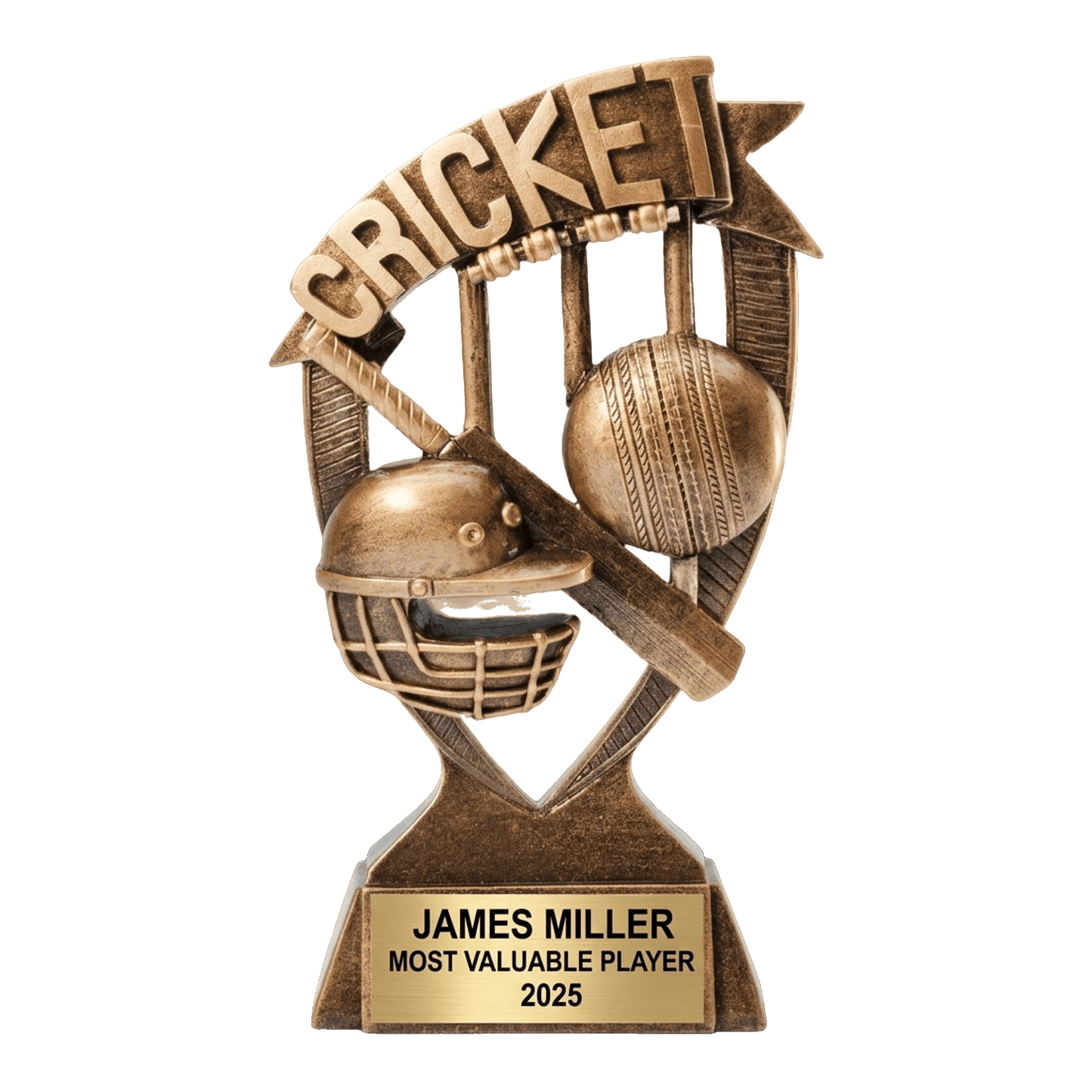 Personalized | Cricket Award | Custom Engraved | Cricket Trophy | Personalized Cricket Award | Engraved Cricket | MVP Trophy