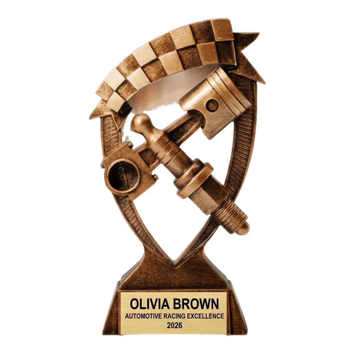 Personalized | Automotive Racing Award | Custom Engraved | Automotive Trophy | Racing Award | Car Enthusiast | Mechanic Gift