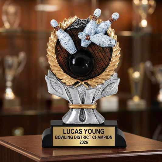 Bowling Award | Personalized Trophy | Custom Engraved | Bowling Tournament Trophy | Team Award | Personalized Bowling Gift - View 1