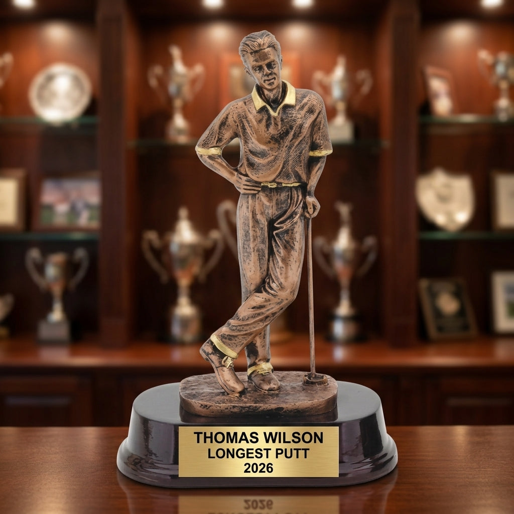 Personalized | Golf Award | Custom Engraved | Golfer | Trophy | Award | Engraved | Tournament | Custom | Gift | Men | Retirement | Coach - View 1