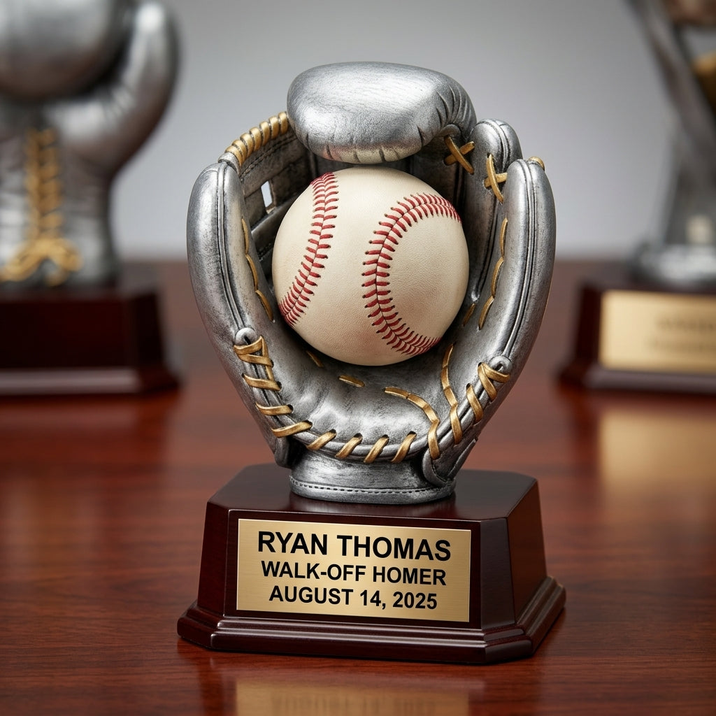 Boxing Trophy Award | Personalized | Custom Engraved | Boxing Glove Award | Personalized Gift for Boxer - View 2