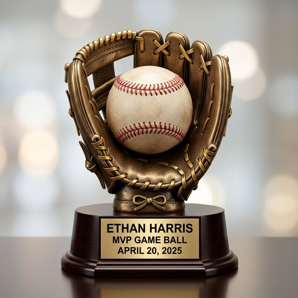 Boxing Trophy Award | Personalized | Custom Engraved | Boxing Glove Award | Personalized Gift for Boxer - View 4