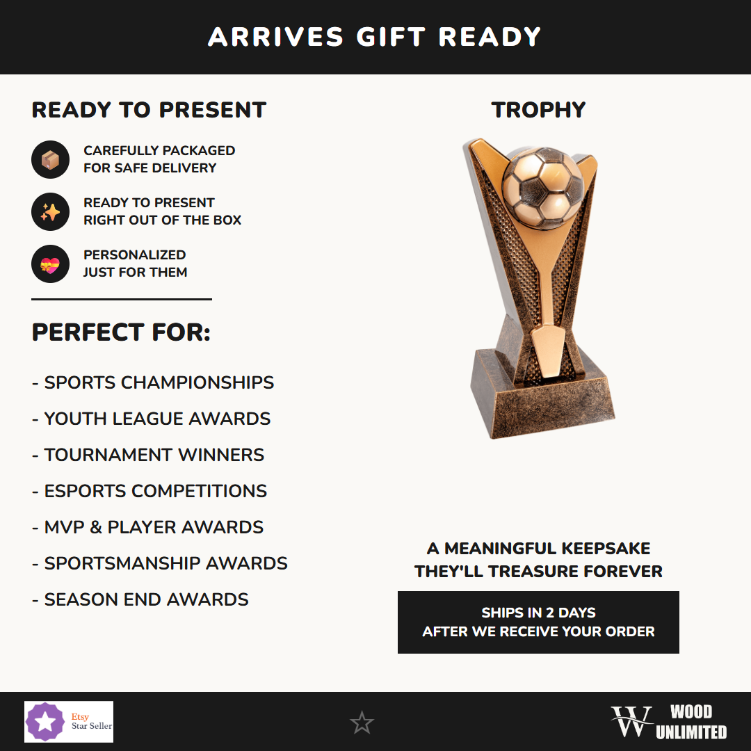 Soccer Trophy - gift info