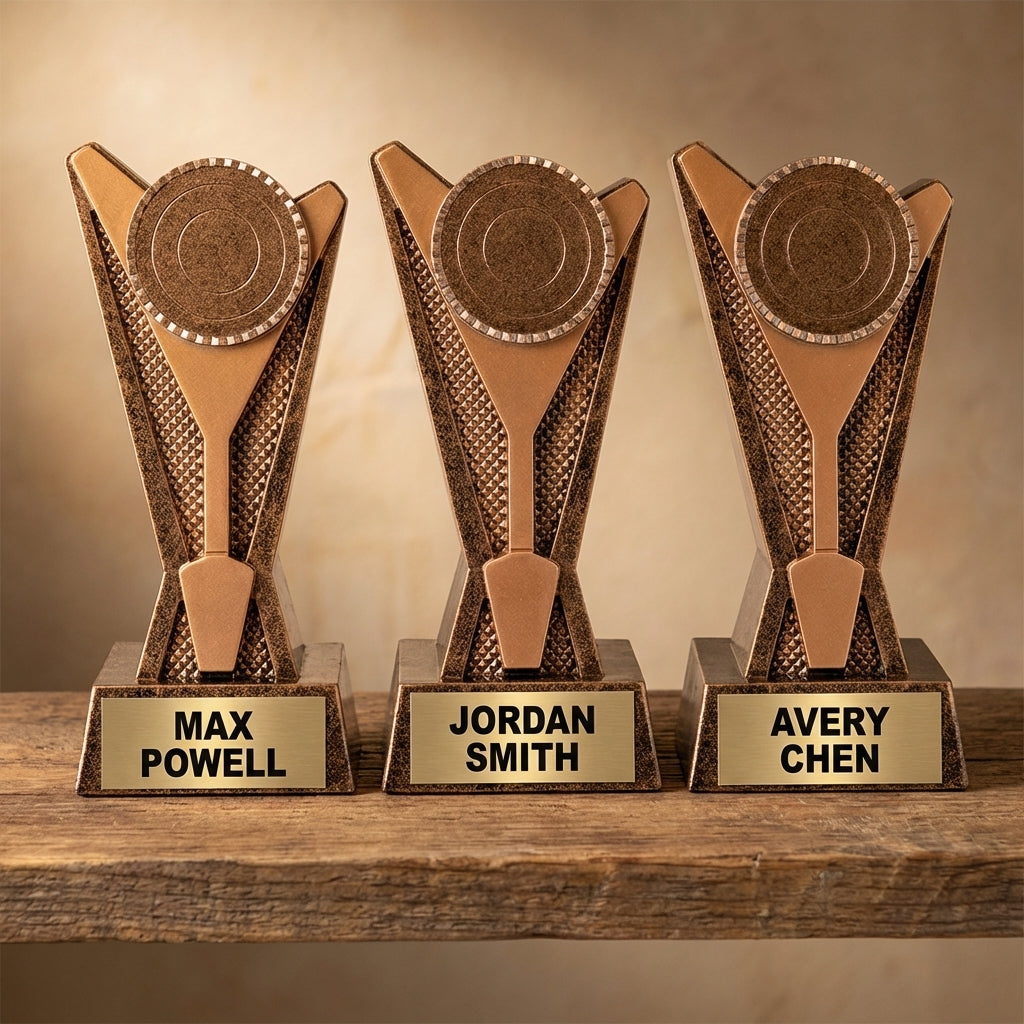 Personalized Sports Trophy 7.5" - Custom Engraved RKS for Team, Coach & MVP - View 4