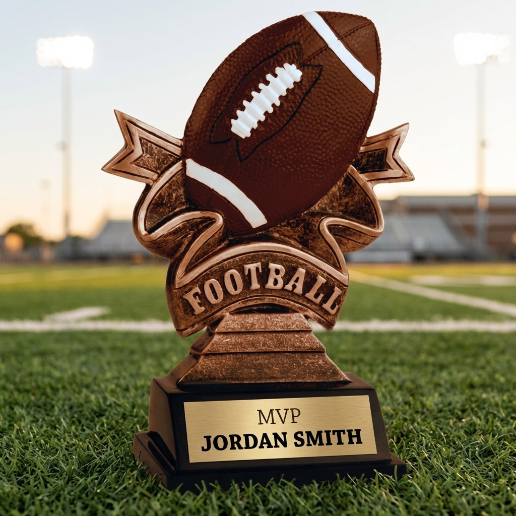 Personalized Sports Trophy 5.5" - Custom Engraved RR for Team, Coach & MVP - View 3