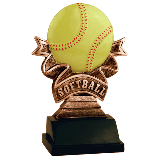 Personalized Football Trophy 5.5" - Custom Engraved RR for Team, Coach & MVP - View 1