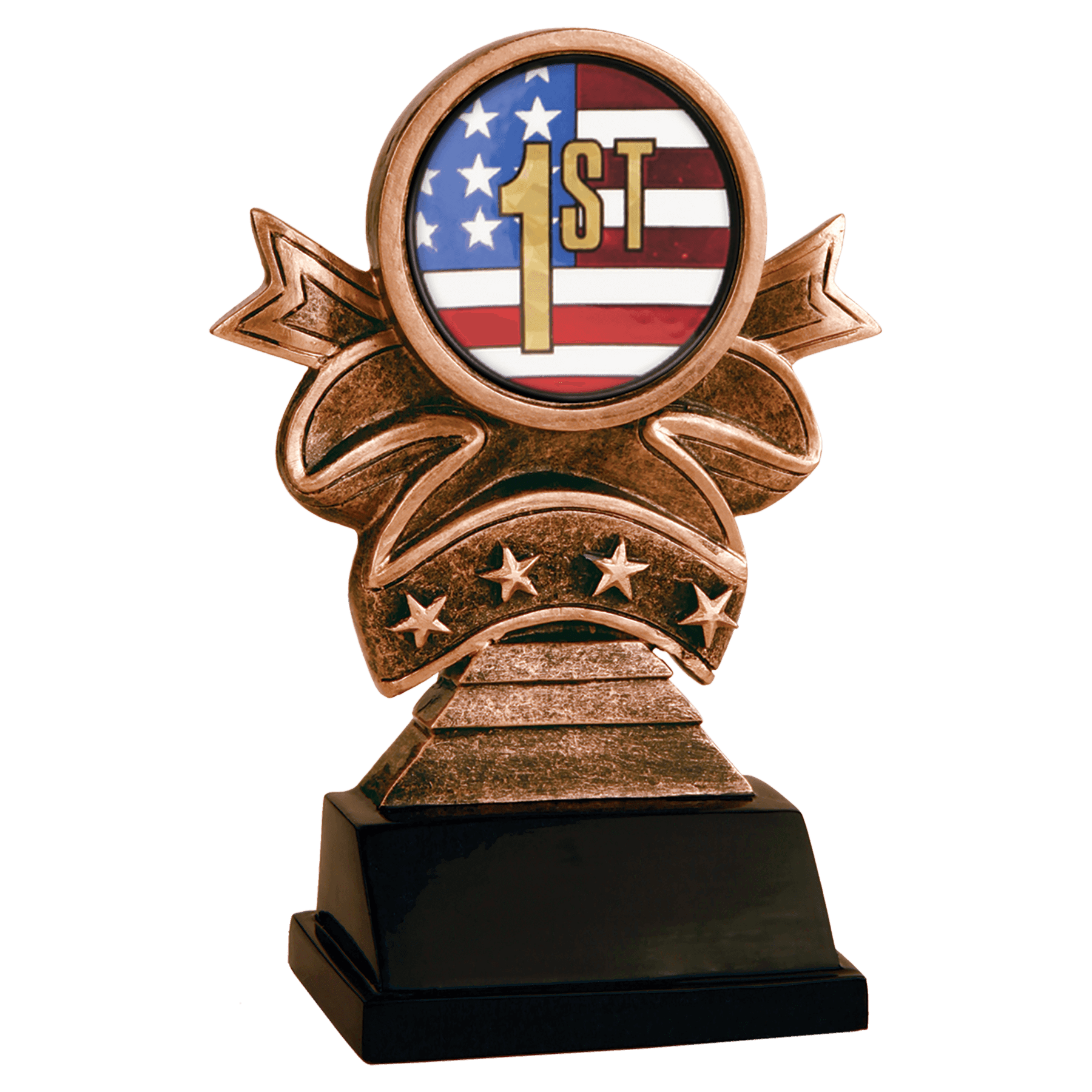 Personalized Sports Trophy 5.5" - Custom Engraved RR for Team, Coach & MVP - View 1