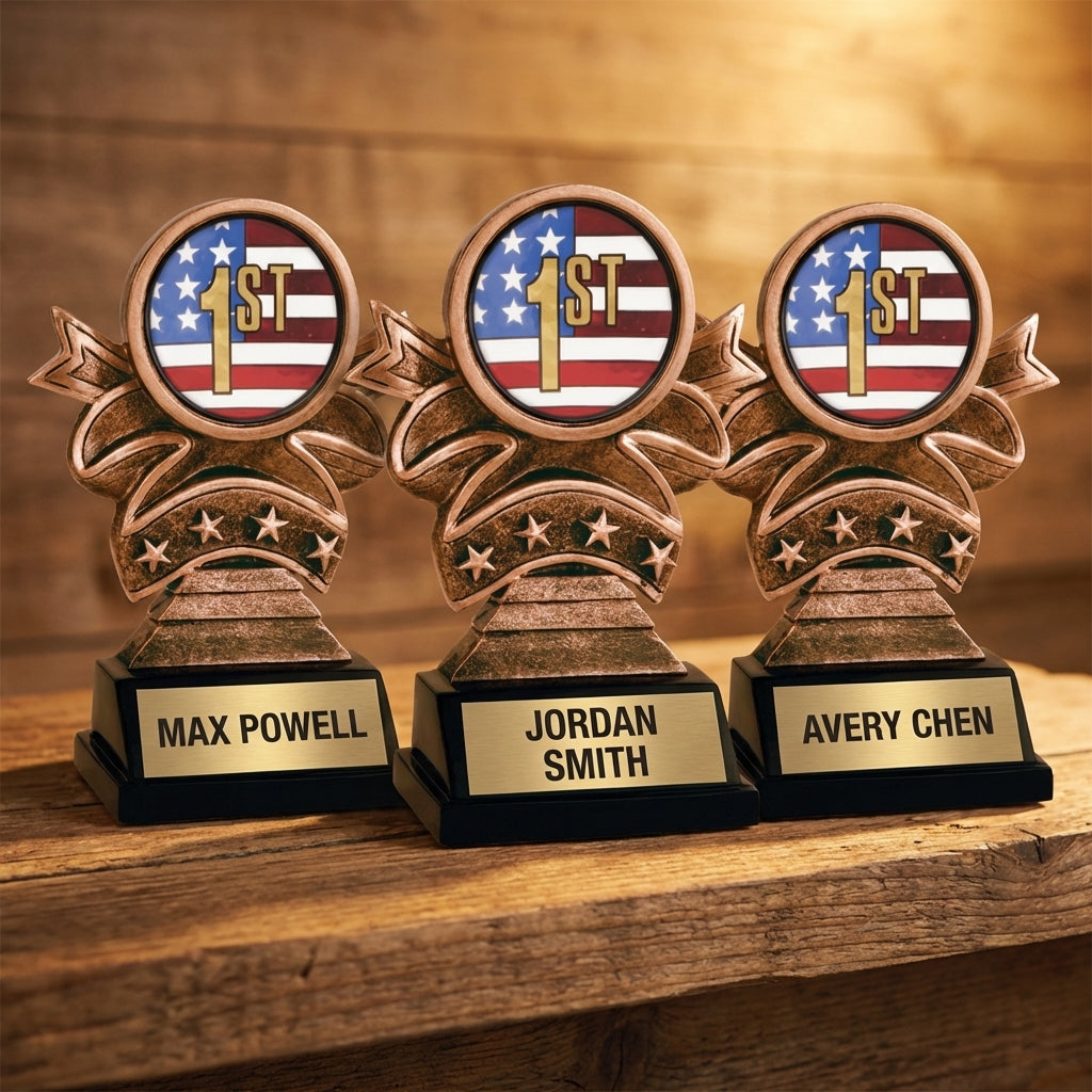 Personalized Sports Trophy 5.5" - Custom Engraved RR for Team, Coach & MVP - View 4