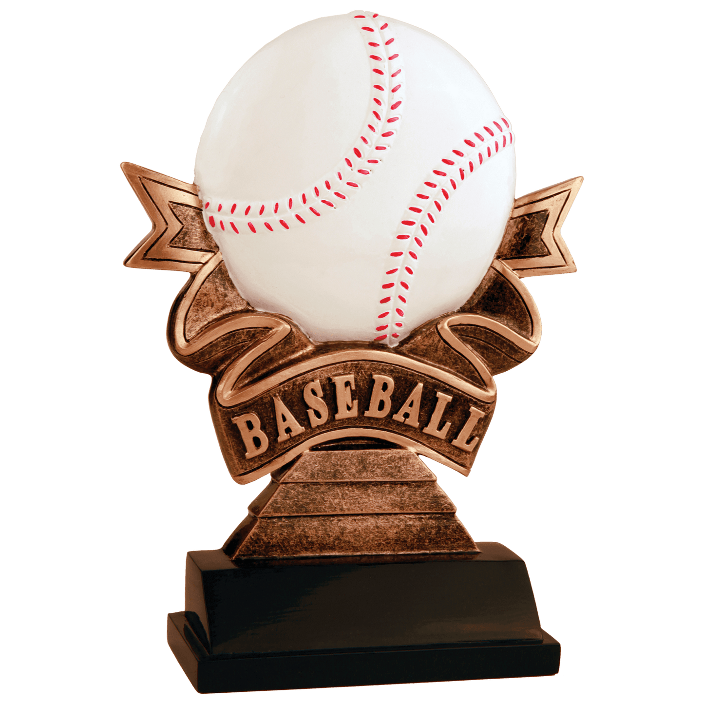 Personalized Baseball Trophy 7" - Custom Engraved RR for Team, Coach & MVP - View 1