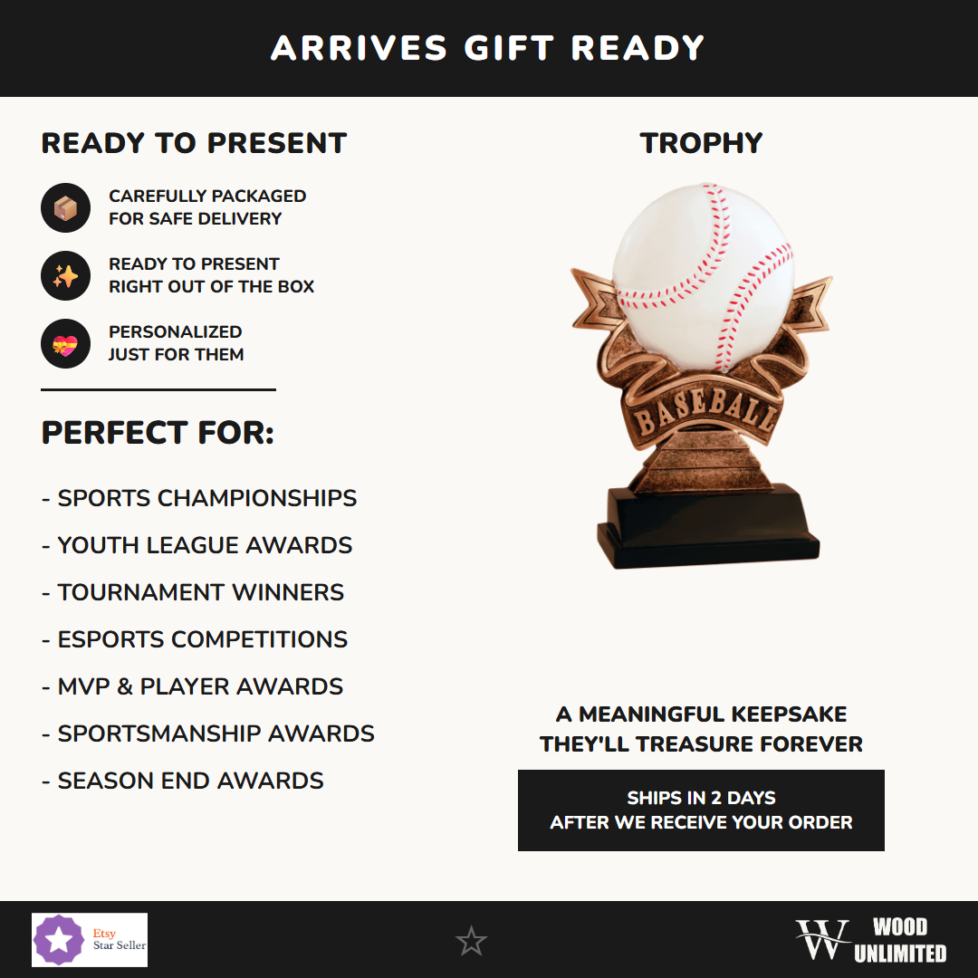 Baseball Trophy - gift info