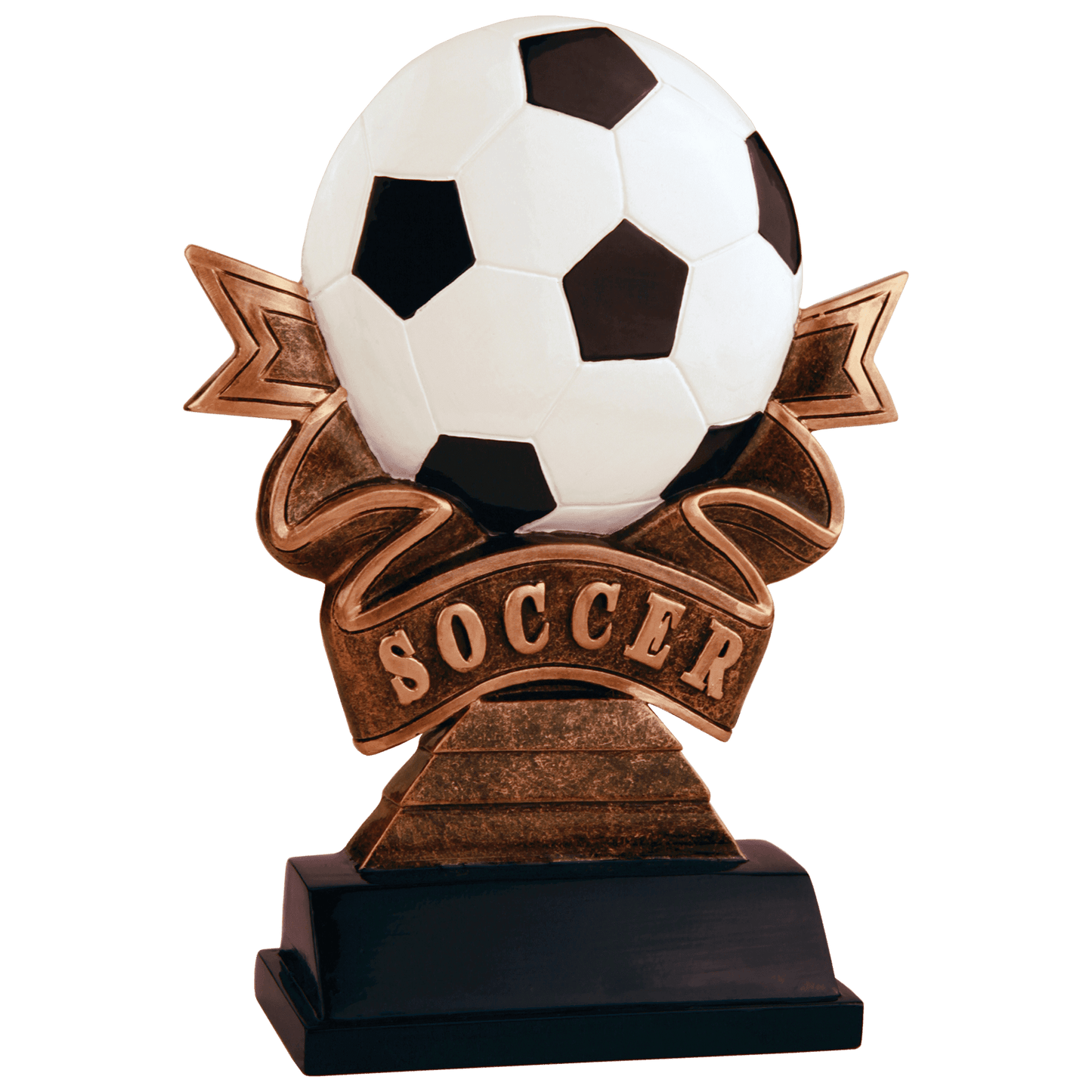 Personalized Soccer Trophy 7" - Custom Engraved RR for Team, Coach & MVP - View 1