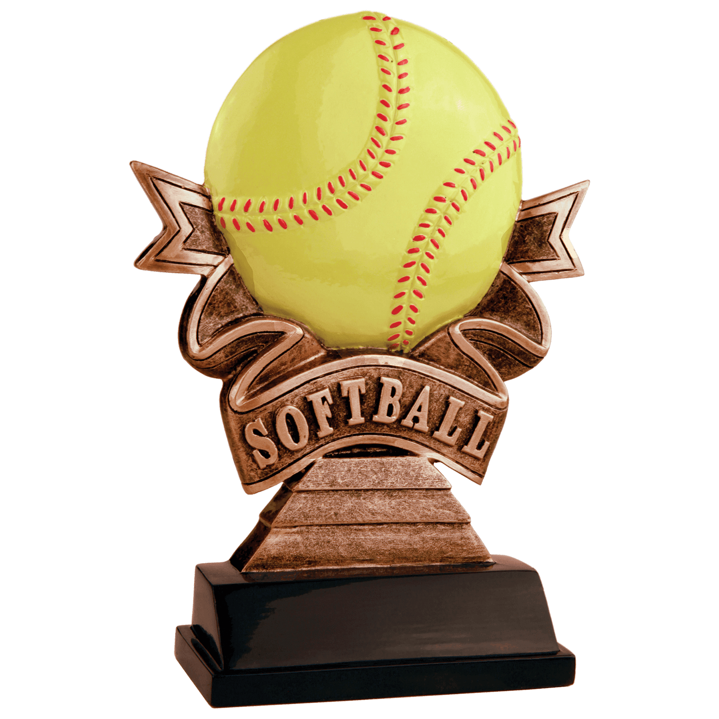 Personalized Softball Trophy 7" - Custom Engraved RR for Team, Coach & MVP - View 1