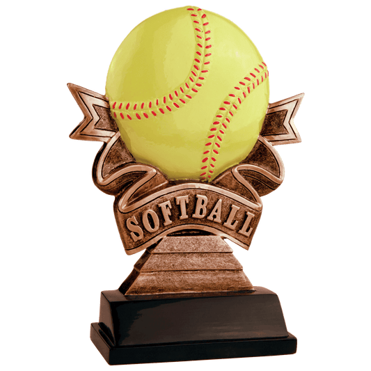 Personalized Softball Trophy 7" - Custom Engraved RR for Team, Coach & MVP - View 1