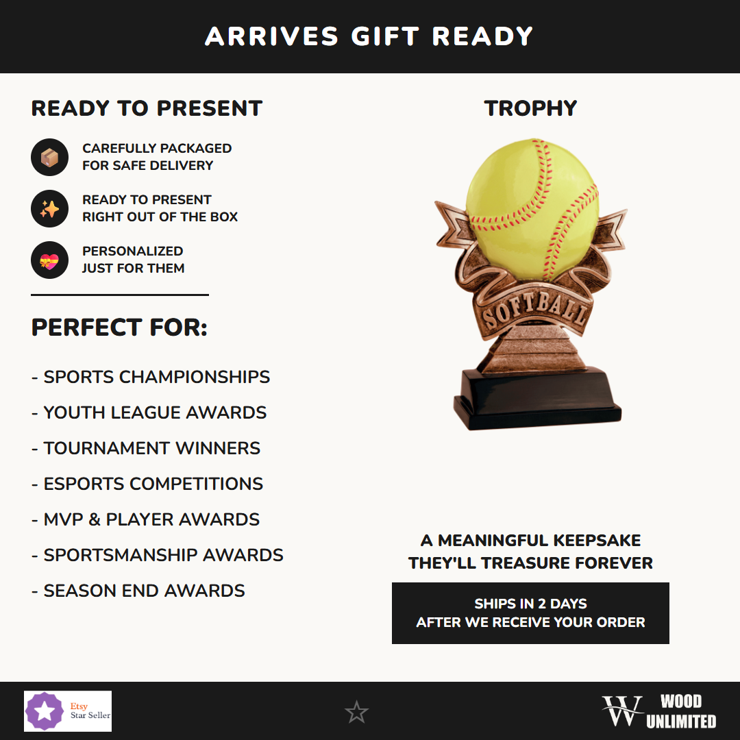 Softball Trophy - gift info