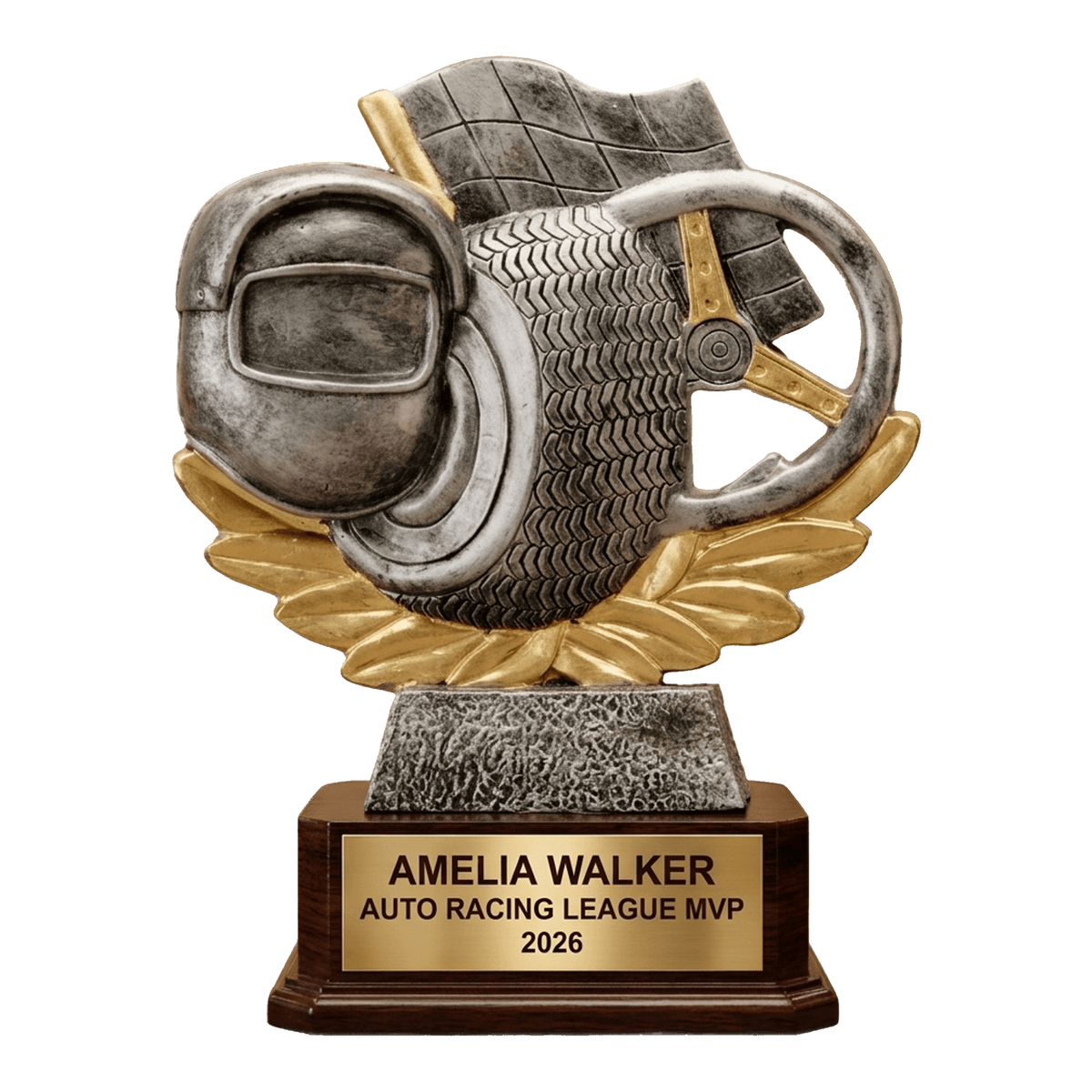 Racing Award Trophy | Personalized | Custom Engraved Racing Trophy | Motorsport Gift | Race Car Driver Award | Championship Trophy