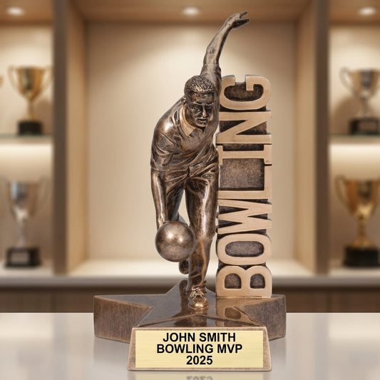 Bowling Award Trophy | Personalized | Custom Engraved | Bowling Tournament Trophy | Bowling Gift | Personalized Bowling Award - View 1