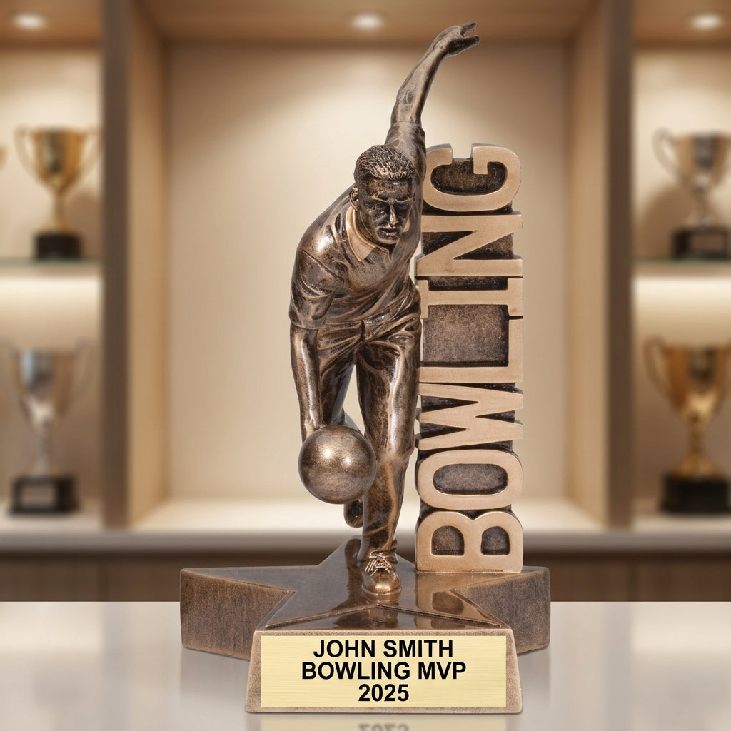Bowling Strike Trophy — view 1