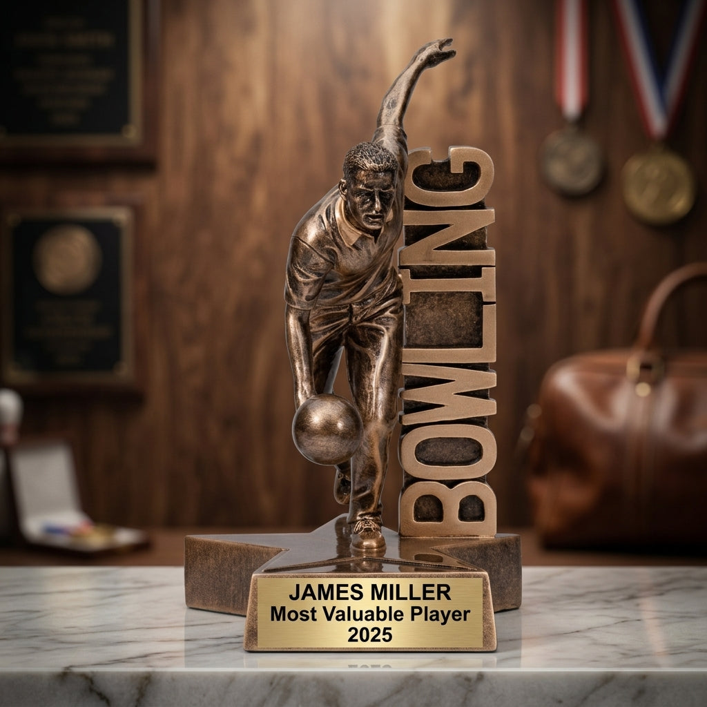Bowling Strike Trophy — view 3