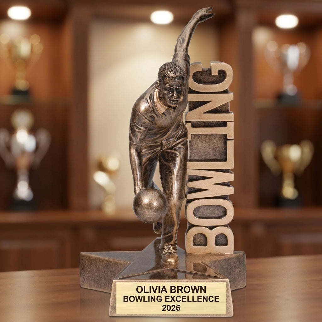 Bowling Strike Trophy — view 4