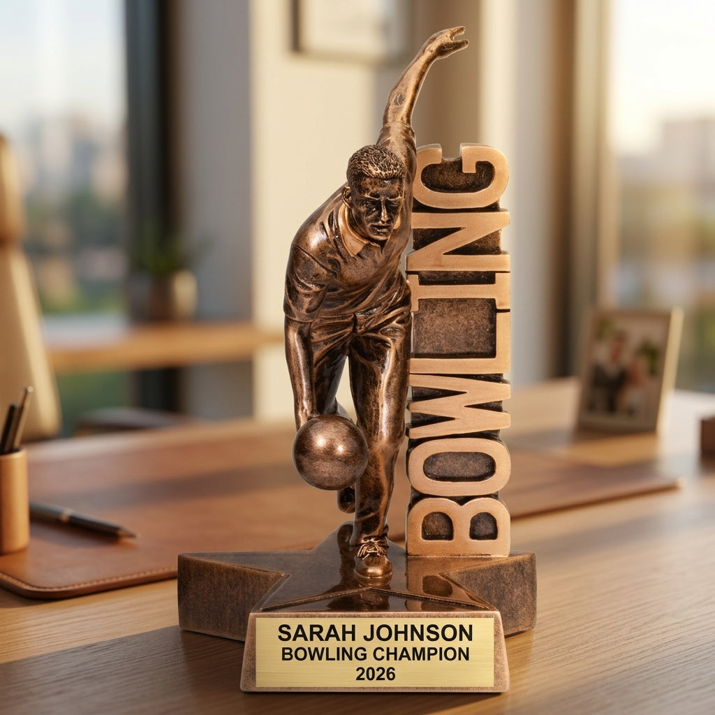 Bowling Strike Trophy — view 5