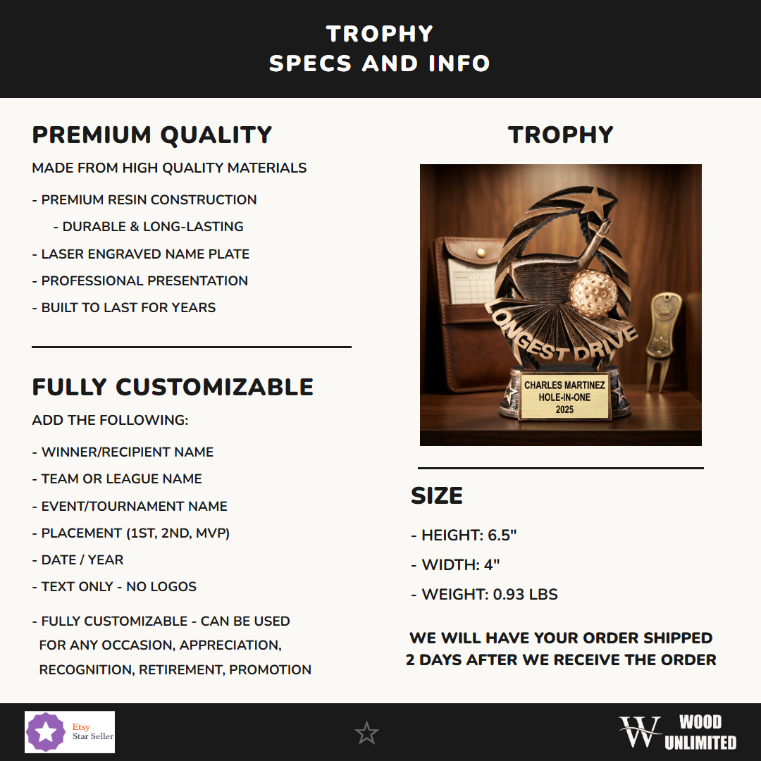 Golf Award Trophy