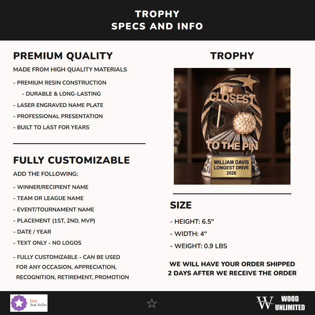 Golf Award Trophy