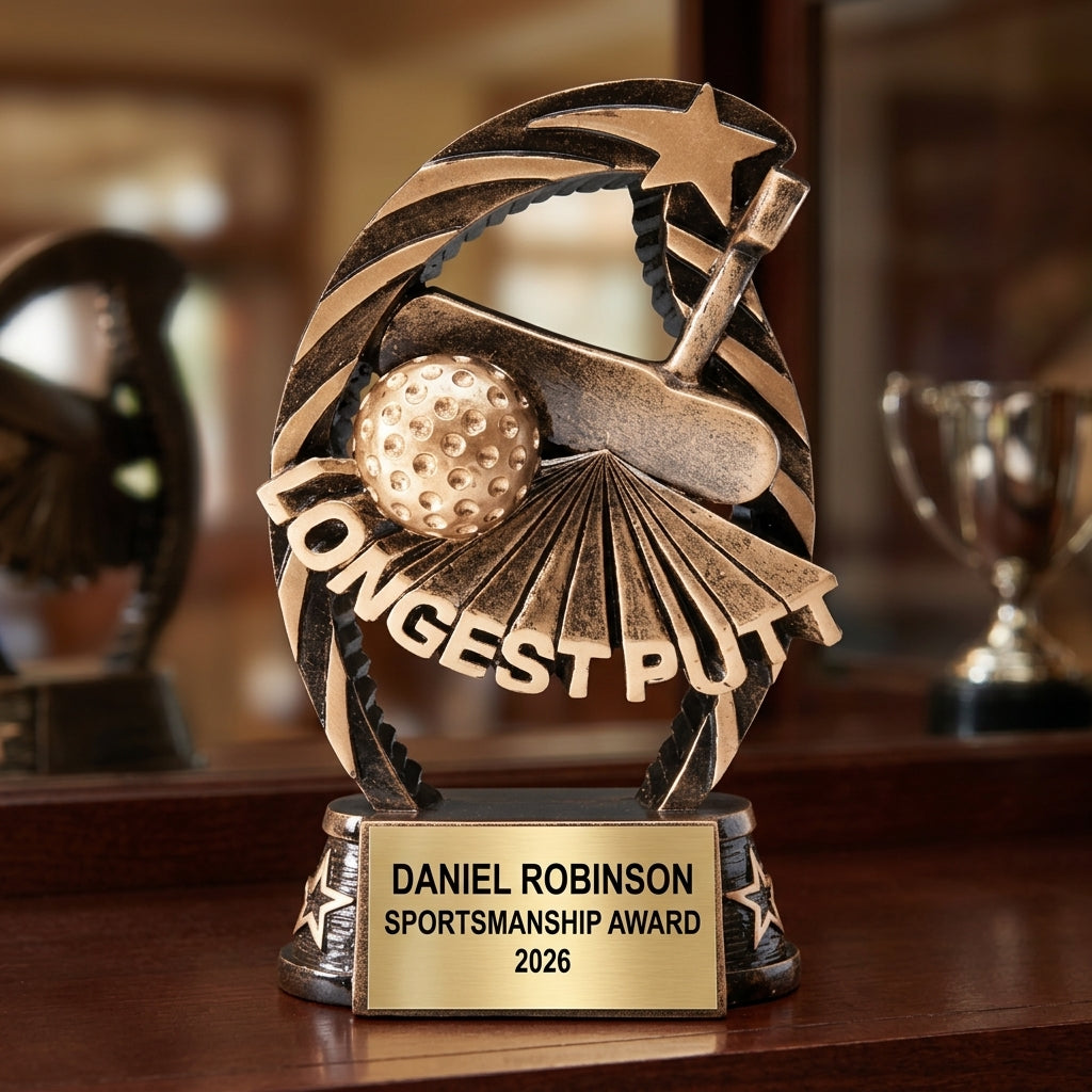 Golf Award Trophy | Personalized Golf Trophy | Custom Engraved | Golf Tournament Champion | Gift for Golfer - View 1