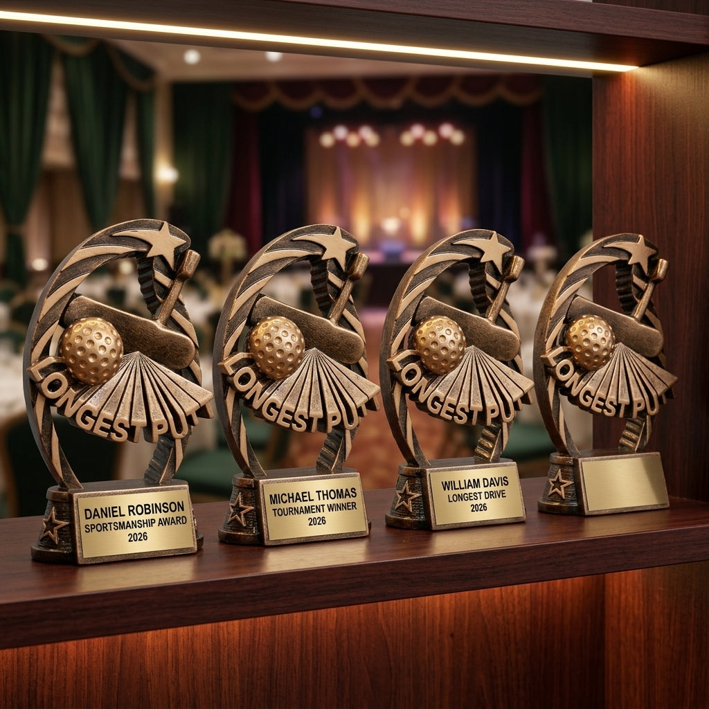 Golf Award Trophy | Personalized Golf Trophy | Custom Engraved | Golf Tournament Champion | Gift for Golfer - View 6