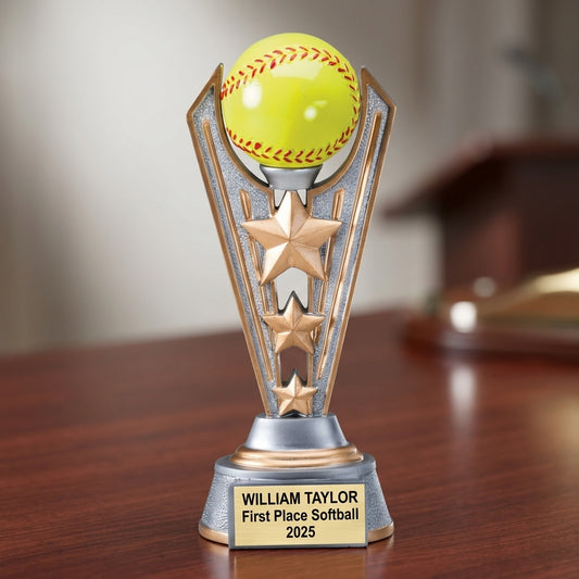 Fastpitch Softball Trophy — view 2