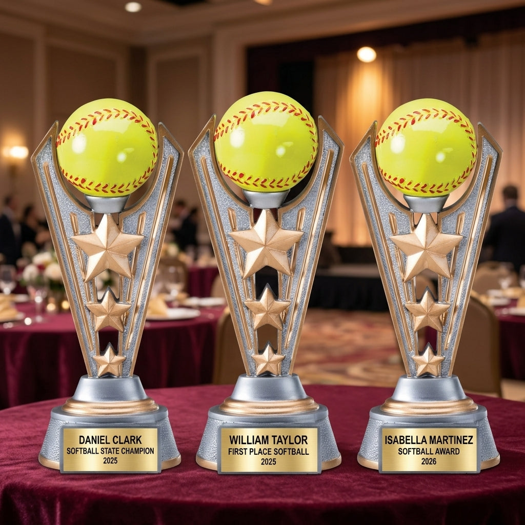 Fastpitch Softball Trophy — view 6
