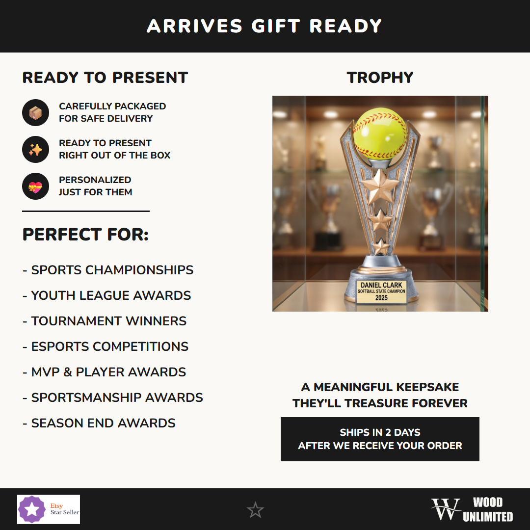 Fastpitch Softball Trophy gift