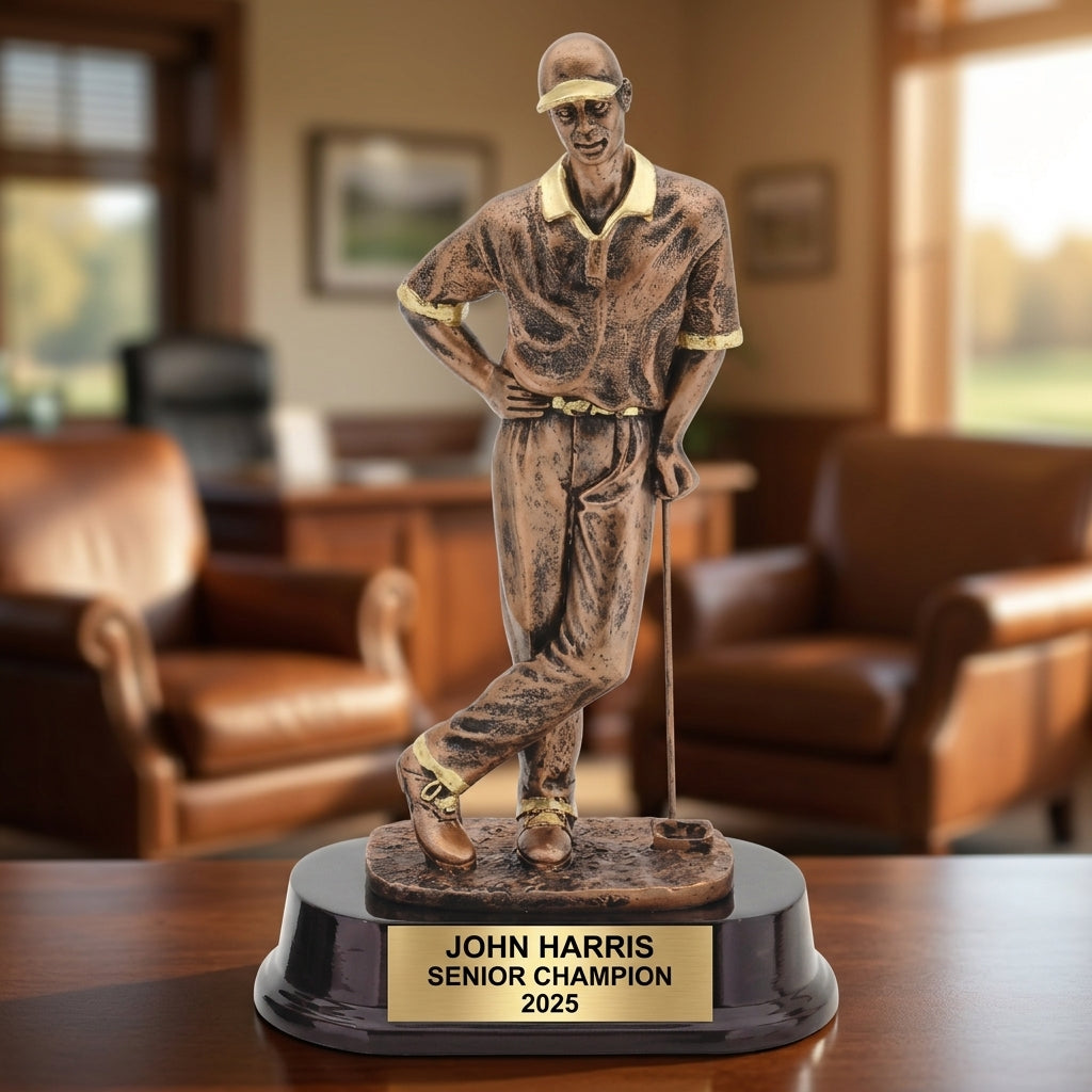 Personalized | Golf Award | Custom Engraved | Golf Trophy | Golfer Award | Engraved | Custom | Tournament | Longest Drive - View 4