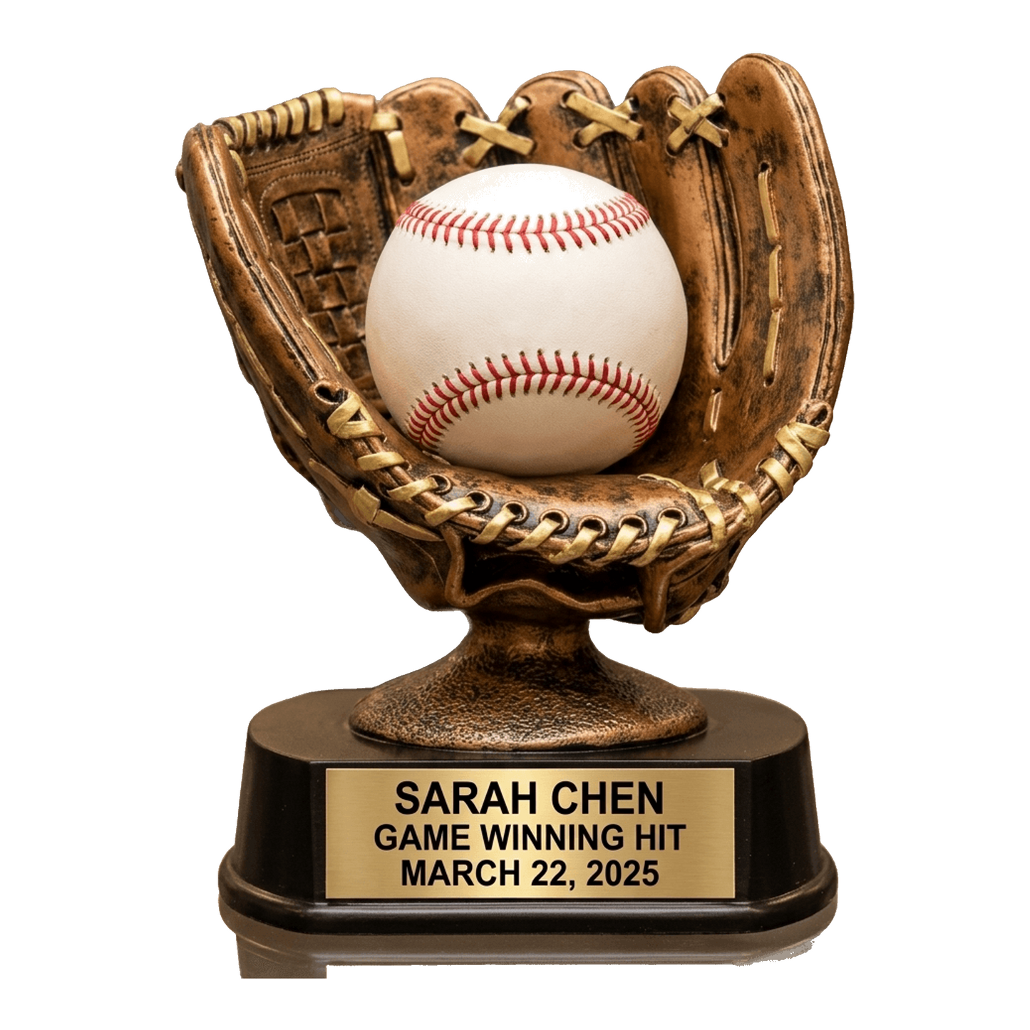 Baseball Ball Display | Softball Award | Personalized | Custom Engraved | Game Ball Holder | Homerun Ball Trophy