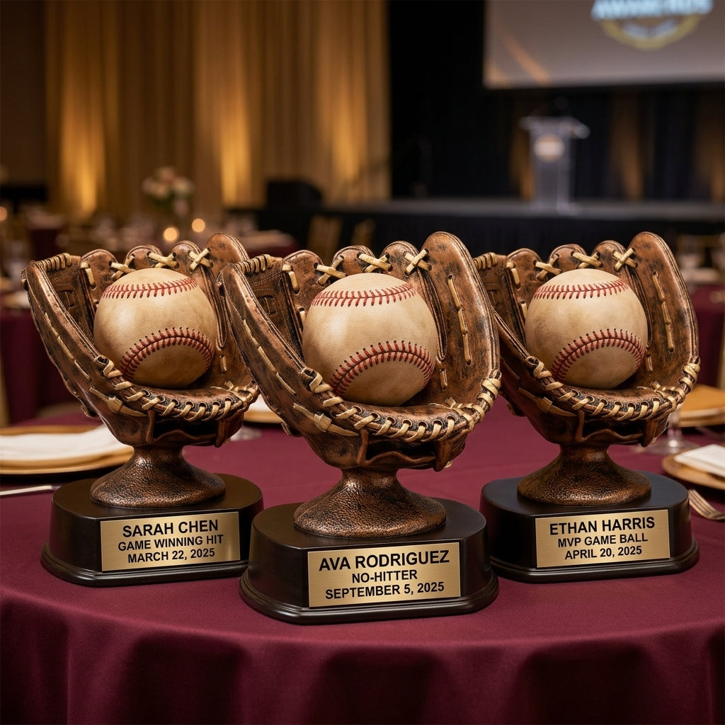 Baseball Ball Display | Softball Award | Personalized | Custom Engraved | Game Ball Holder | Homerun Ball Trophy - View 6