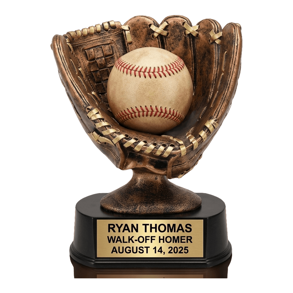 Softball Award Trophy | Personalized | Custom Engraved Softball Glove | Team MVP | End of Season | Softball Gift