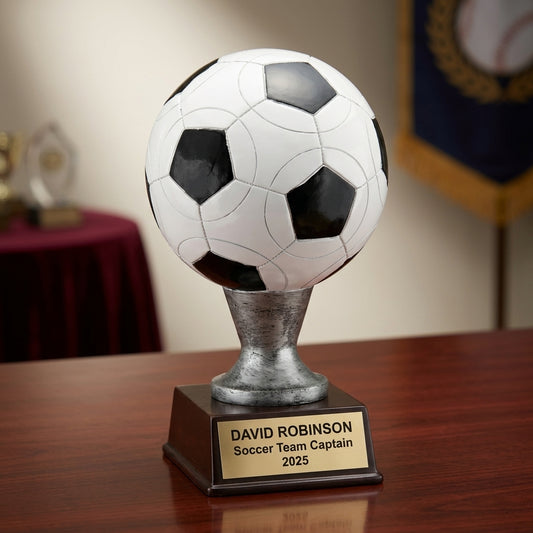 Personalized | Soccer Award | Custom Engraved | Soccer Trophy | Personalized Award | Engraved Soccer | MVP Trophy | Coach Gift - View 2