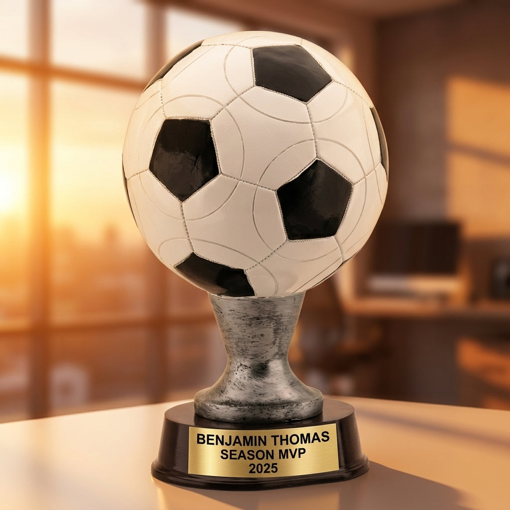 Personalized | Soccer Award | Custom Engraved | Soccer Trophy | Personalized Award | Engraved Soccer | MVP Trophy | Coach Gift - View 5