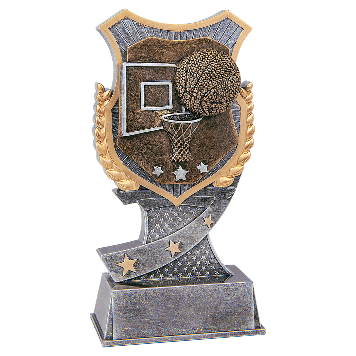 Personalized Basketball Trophy 6" - Custom Engraved SA for Team, Coach & MVP - View 1
