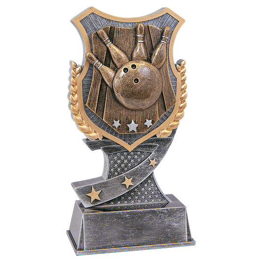 Personalized Bowling Trophy 6" - Custom Engraved SA for Team, Coach & MVP - View 1