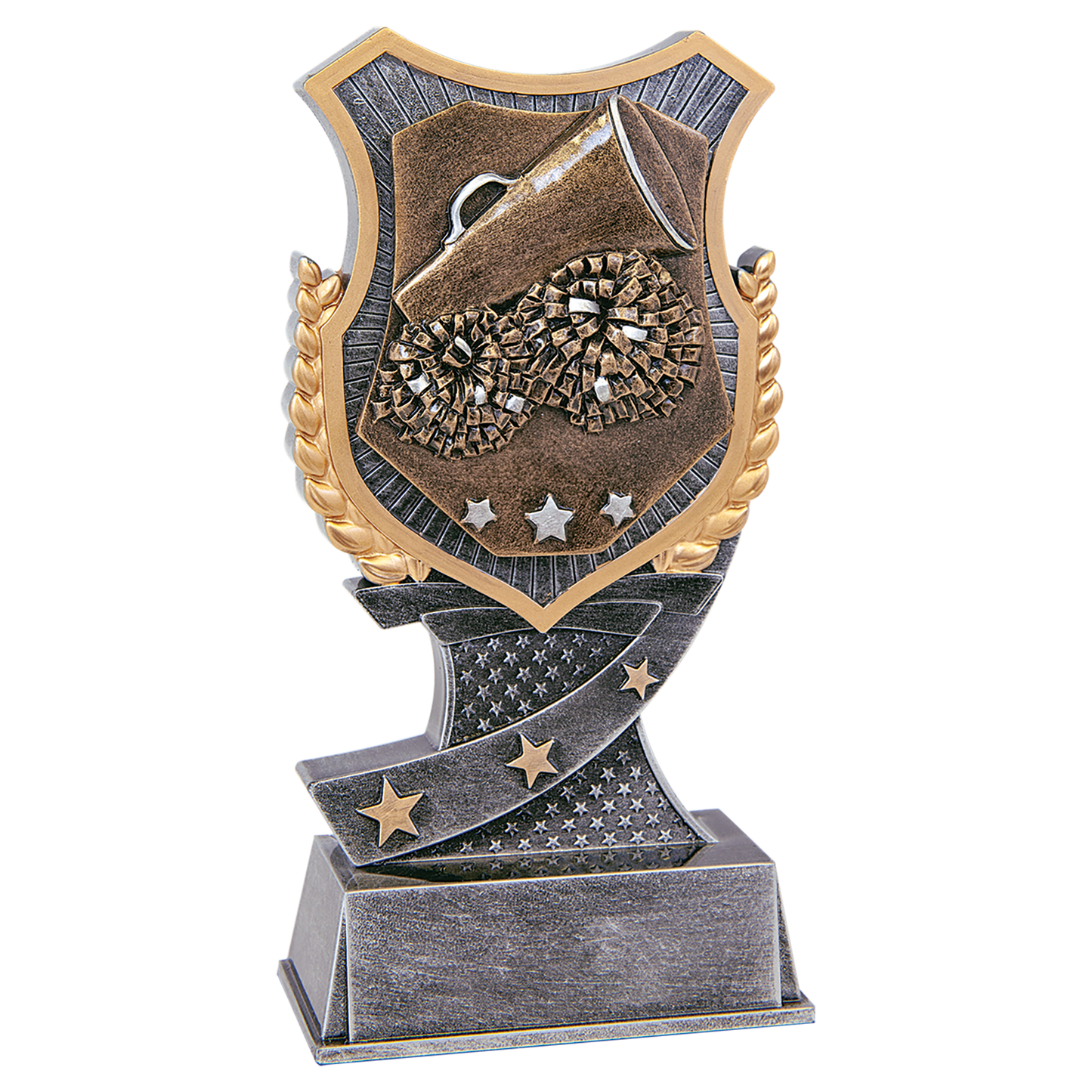 Personalized Cheer Trophy 6" - Custom Engraved SA for Team, Coach & MVP - View 1