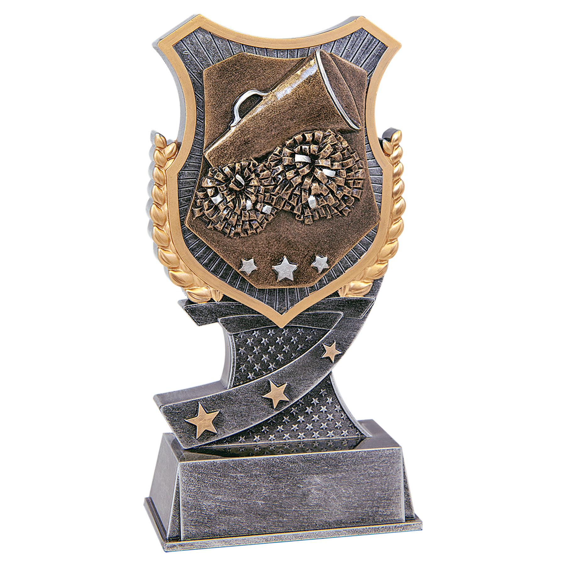 Personalized Cheer Trophy 6" - Custom Engraved SA for Team, Coach & MVP - View 1