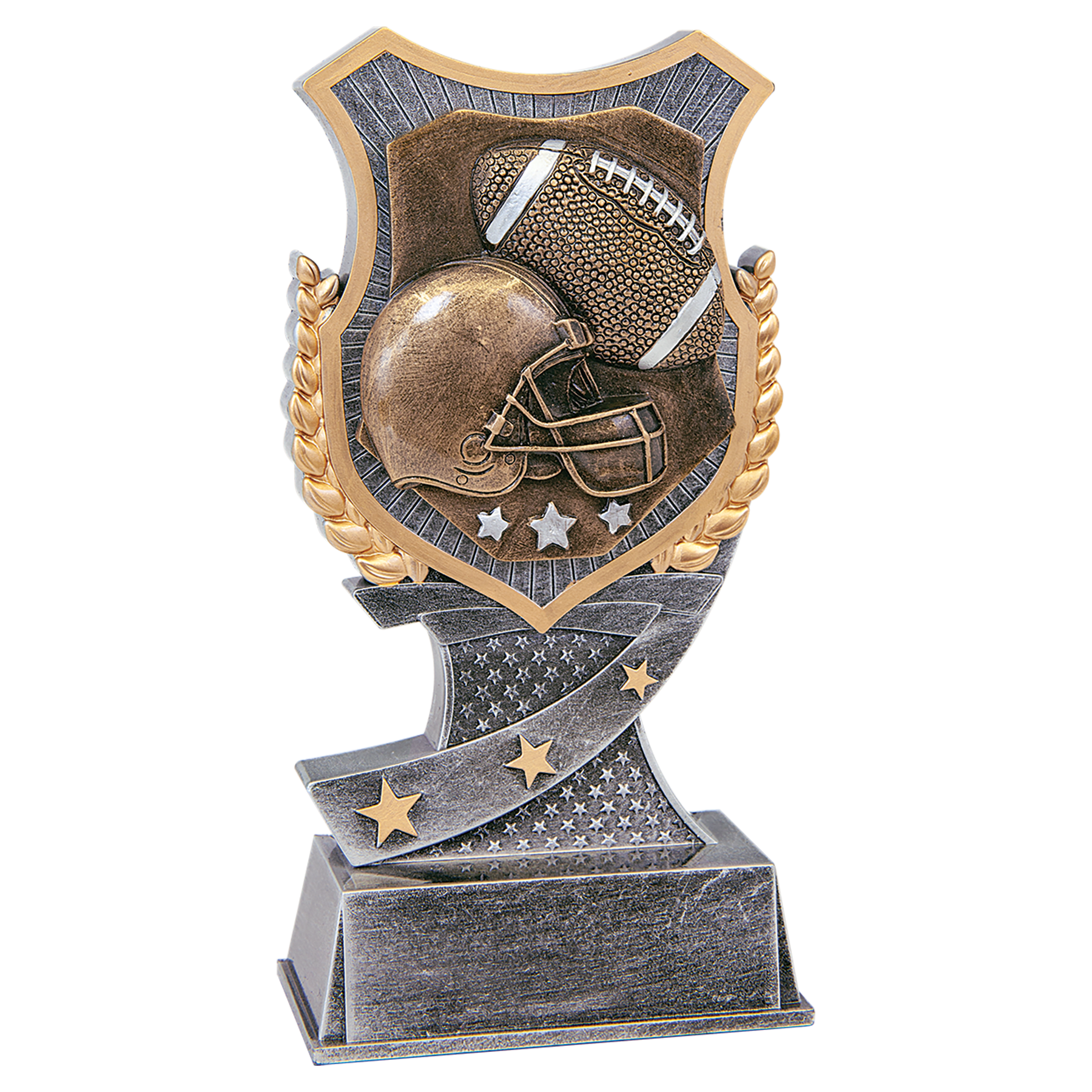 Personalized Football Trophy 6" - Custom Engraved SA for Team, Coach & MVP - View 1