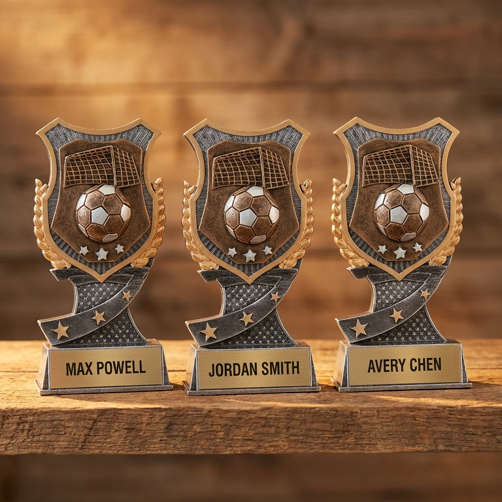 Personalized Soccer Trophy 6" - Custom Engraved SA for Team, Coach & MVP - View 4