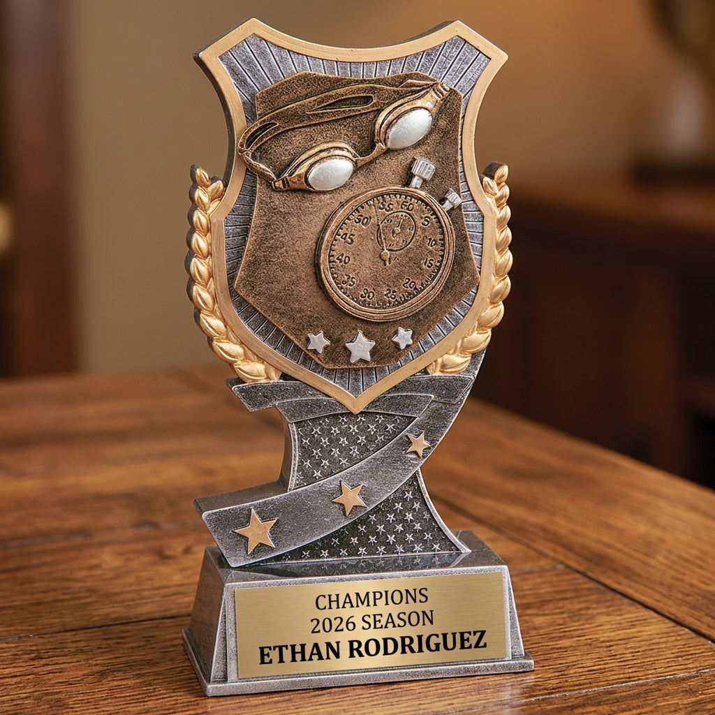 Personalized Sports Trophy 6" - Custom Engraved SA for Team, Coach & MVP - View 2