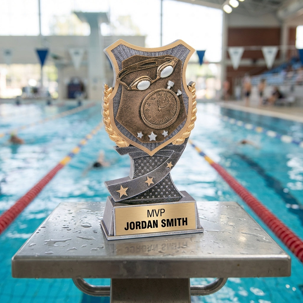 Personalized Sports Trophy 6" - Custom Engraved SA for Team, Coach & MVP - View 3